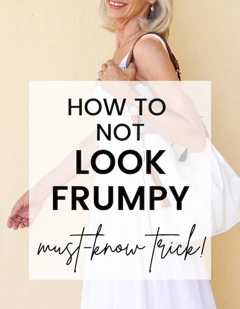 How to Not Look Frumpy with this Easy Trick!